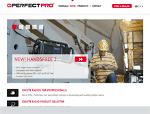 Tablet Screenshot of perfectpro.co.uk